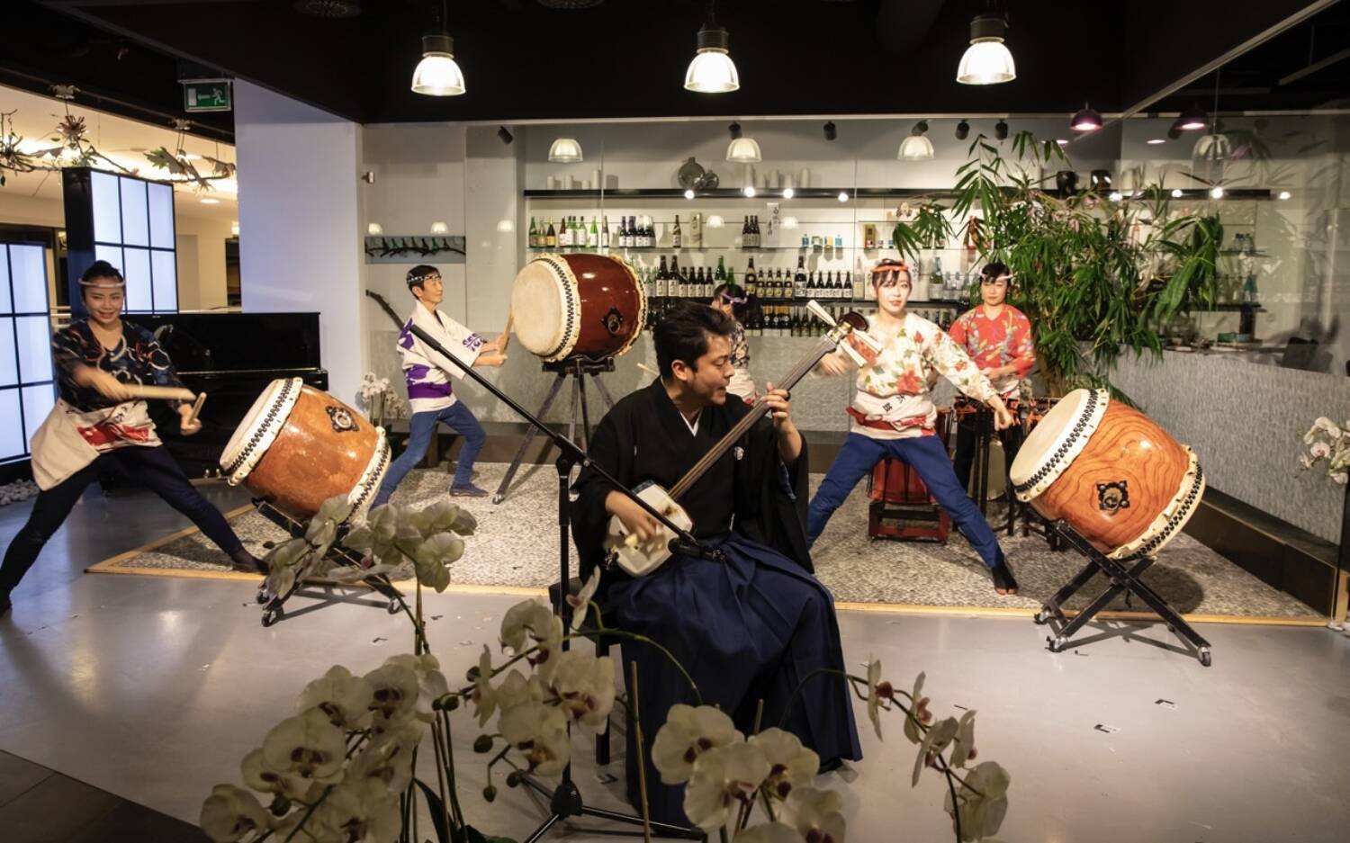 Kraftvoll und spirituell: Das Sukeroku Taiko Ensemble / ©Malte Klauck