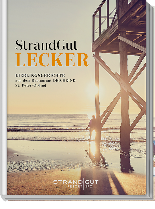 Leckere Rezepte vom Meer gibt’s im Kochbuch des StrandGut-Resorts in St. Peter Ording /©Falke Media