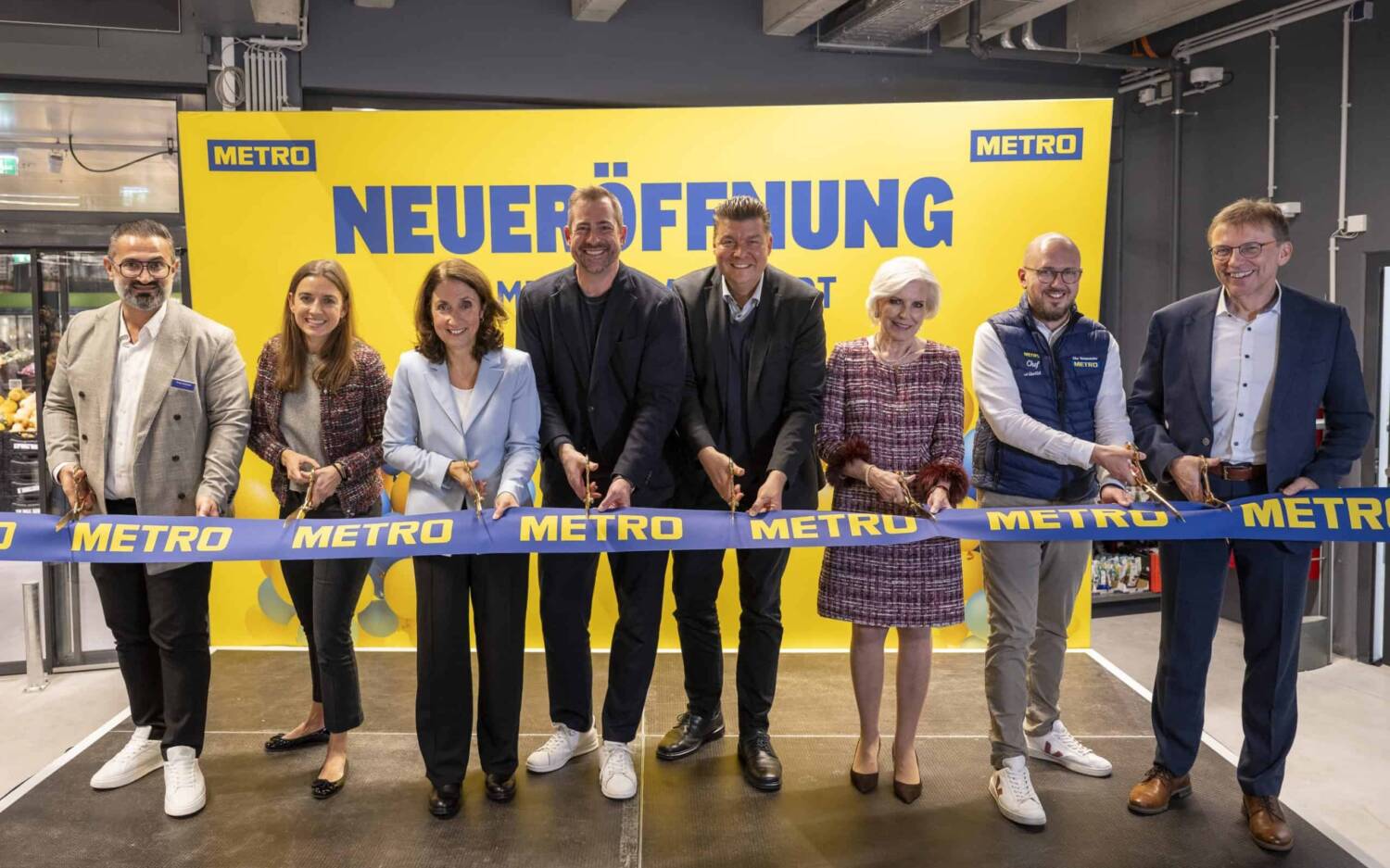 Nach mehr als einem Jahr Bauzeit wurde in Rahlstedt der vierte Metro-Großmarkt Hamburgs eröffnet / ©METRO Deutschland / Thomas Panzau. 