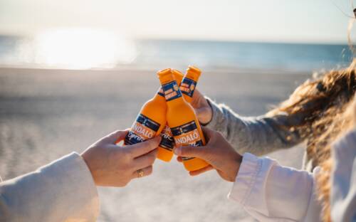 Andalö: Der norddeutsche Aperitif bringt die nordische Küstenbeere Sanddorn in die Flasche / ©Sylt Fräulein