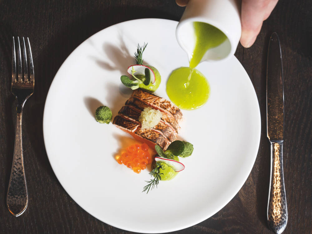 Cornelia Poletto ist in Eppendorf mit einem Dreigespann aus Restaurant, Bar und Kochschule vertreten / ©Jérome Gerull