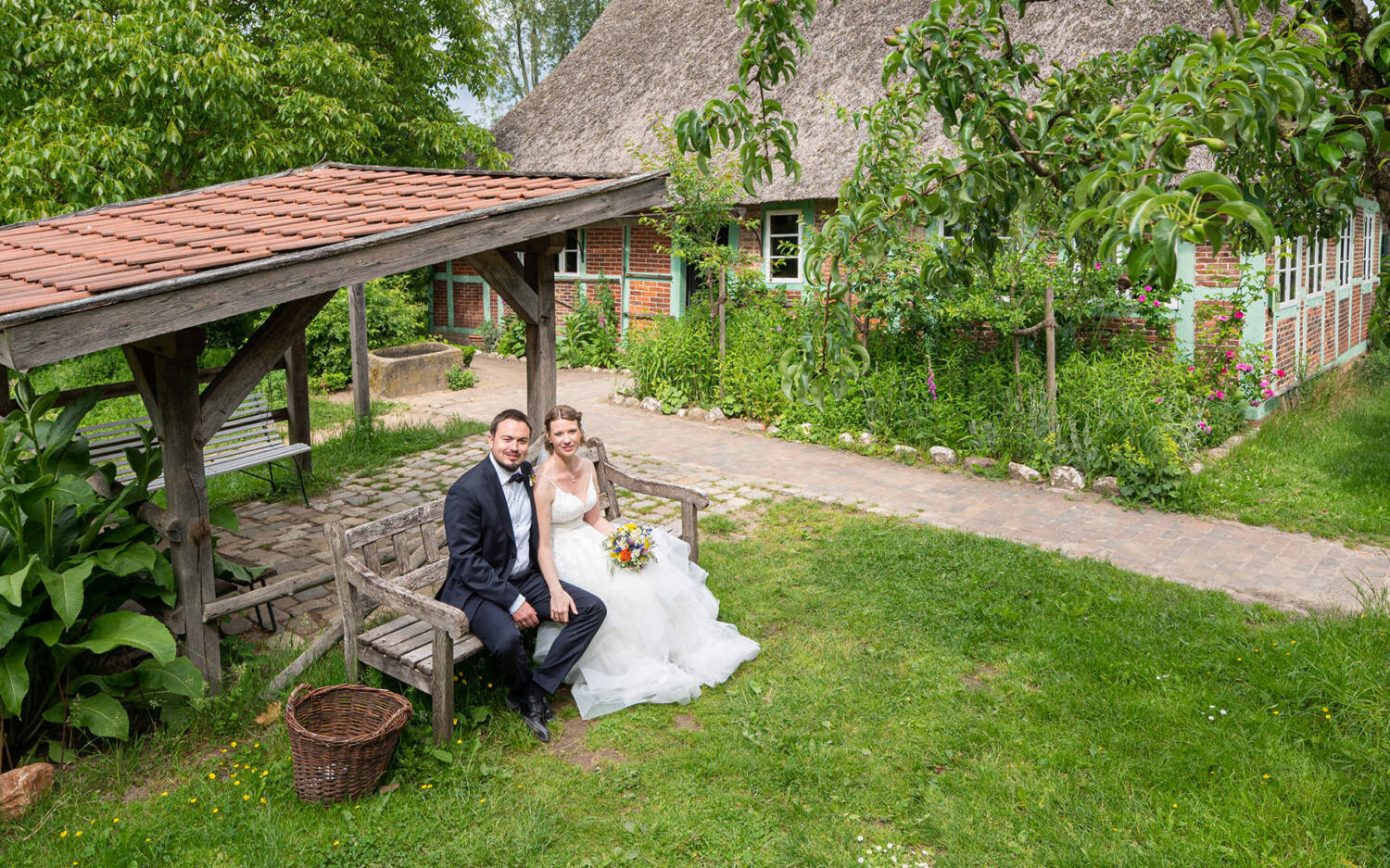 Die märchenhafte Kulisse des Freilichtmuseum Kiekeberg /© Peter Bednorz