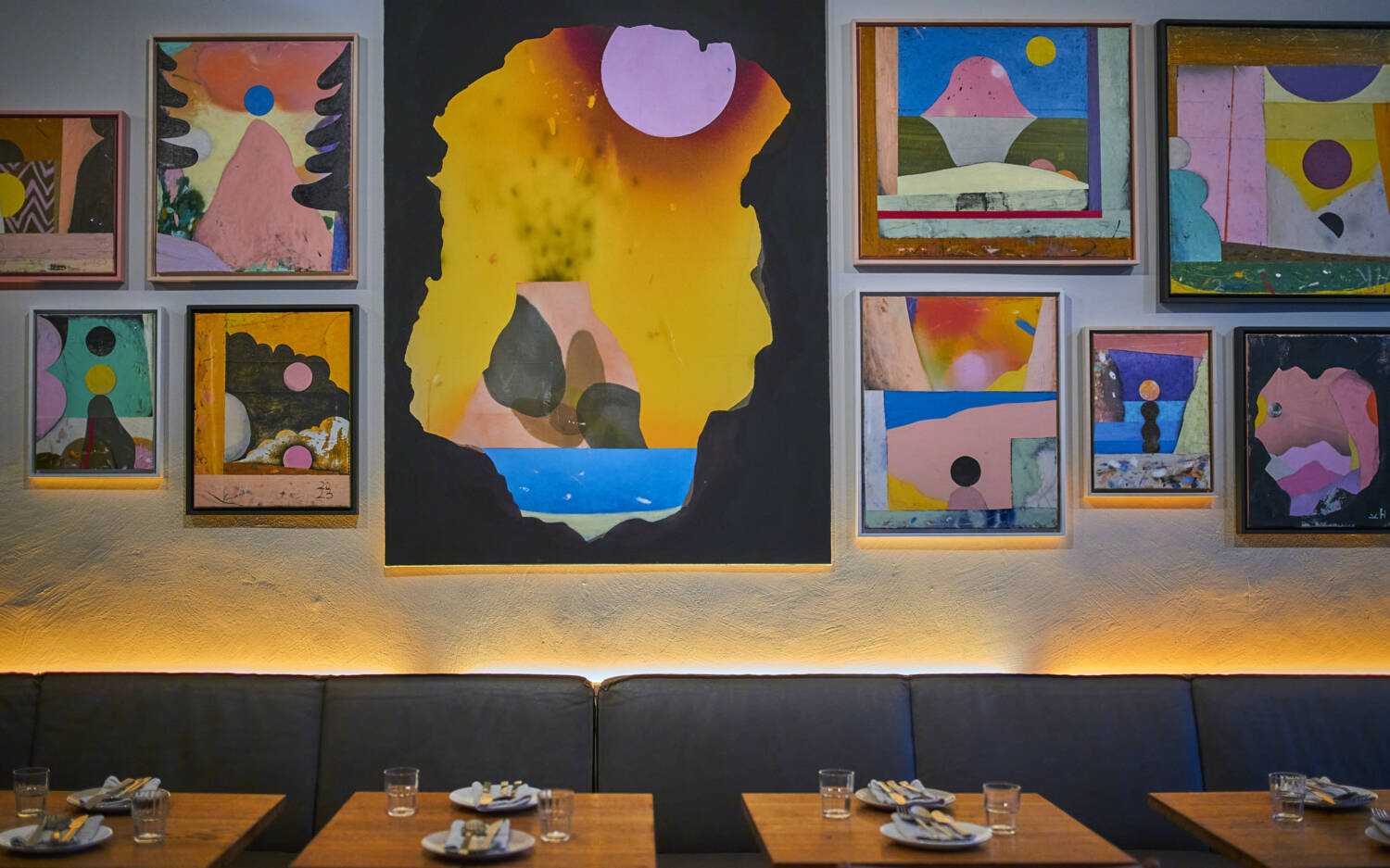 Kunst und Kulinarik werden im Ugly Duckling vereint / ©Marc Sill