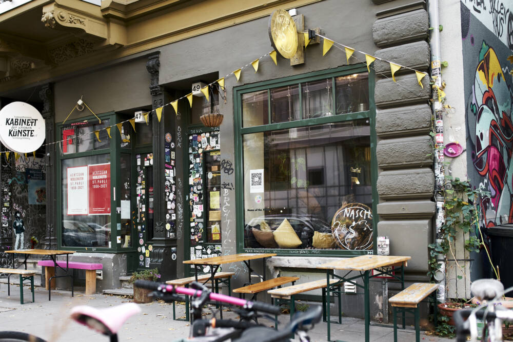 Veganer Hotspot im Hamburger Gängeviertel / ©Marc Sill