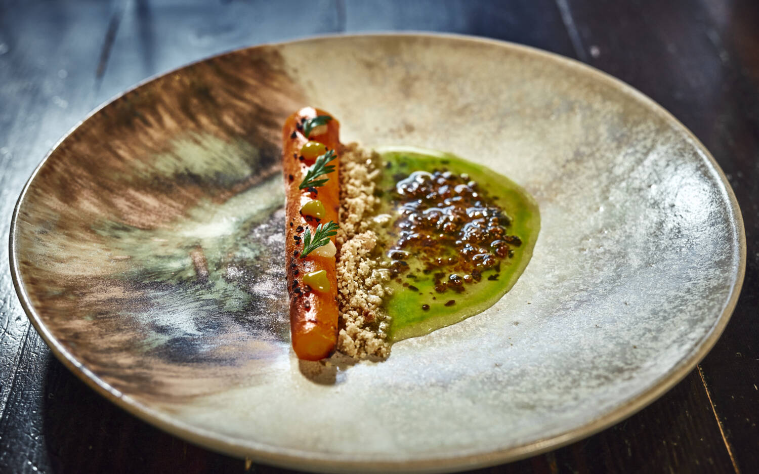 Bei seinen Kreationen achtet Görke auf die Saison und setzt Gemüse aus der Region in den Fokus / ©Marc Sill 