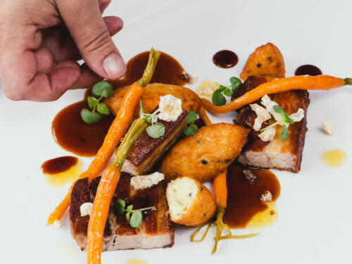 Das Lenz in den Walddörfern am nördlichen Stadtrand serviert saisonale, gutbürgerliche Gerichte mit Fine-Dining-Anspruch / ©Julia Schuhmacher