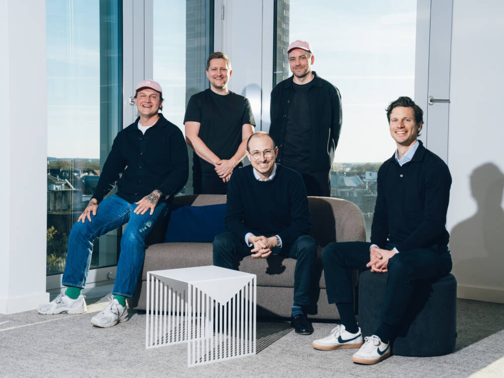 Das Managementteam von Ordio: Frederik Kiel, Gregor Pilz, Constantin Schünemann,David Keuenhof und Moritz ten Eikelder (v.l) / ©Ordio