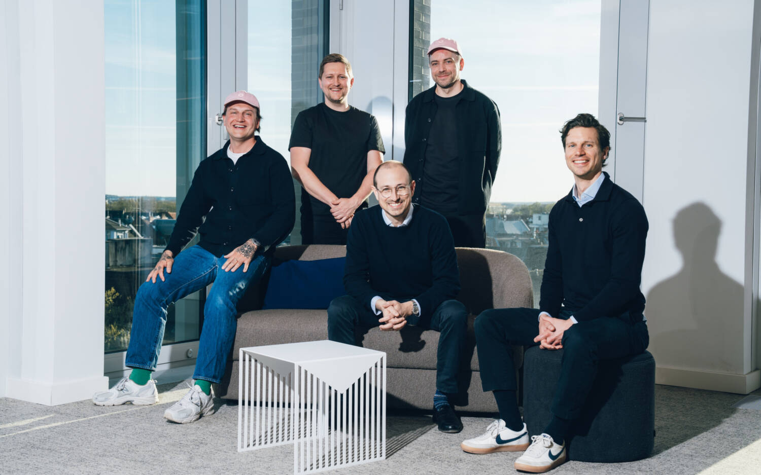 Das Managementteam von Ordio: Frederik Kiel, Gregor Pilz, Constantin Schünemann,David Keuenhof und Moritz ten Eikelder (v.l) / ©Ordio