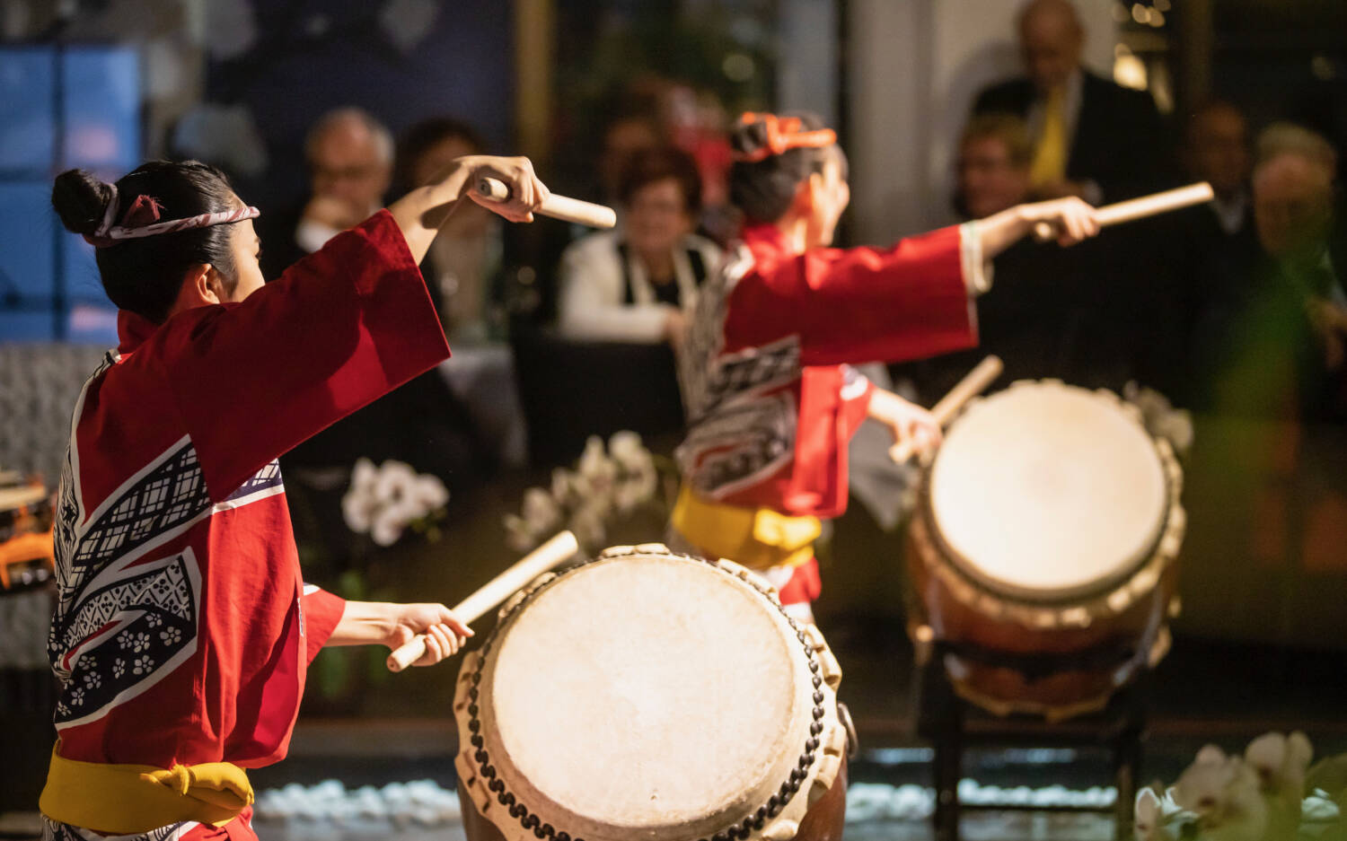 Das Sukeroku Taiko Ensemble trommelt zum Menü – im Februar im japanischen Restaurant Yoshi im Alsterhaus / ©Yoshi im Alsterhaus