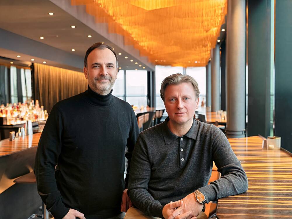 Der Neue und der Alte: Kristian Zrno und Kevin Fehling in der Puzzle Bar / ©Jürgen Müller