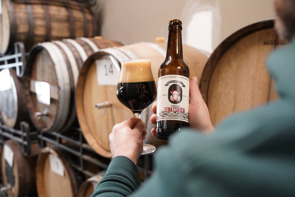 Der Senatsbock wurde von diversen Hamburger Brauereien als Gemeinschaftsprojekt gebraut / ©Senatsbock