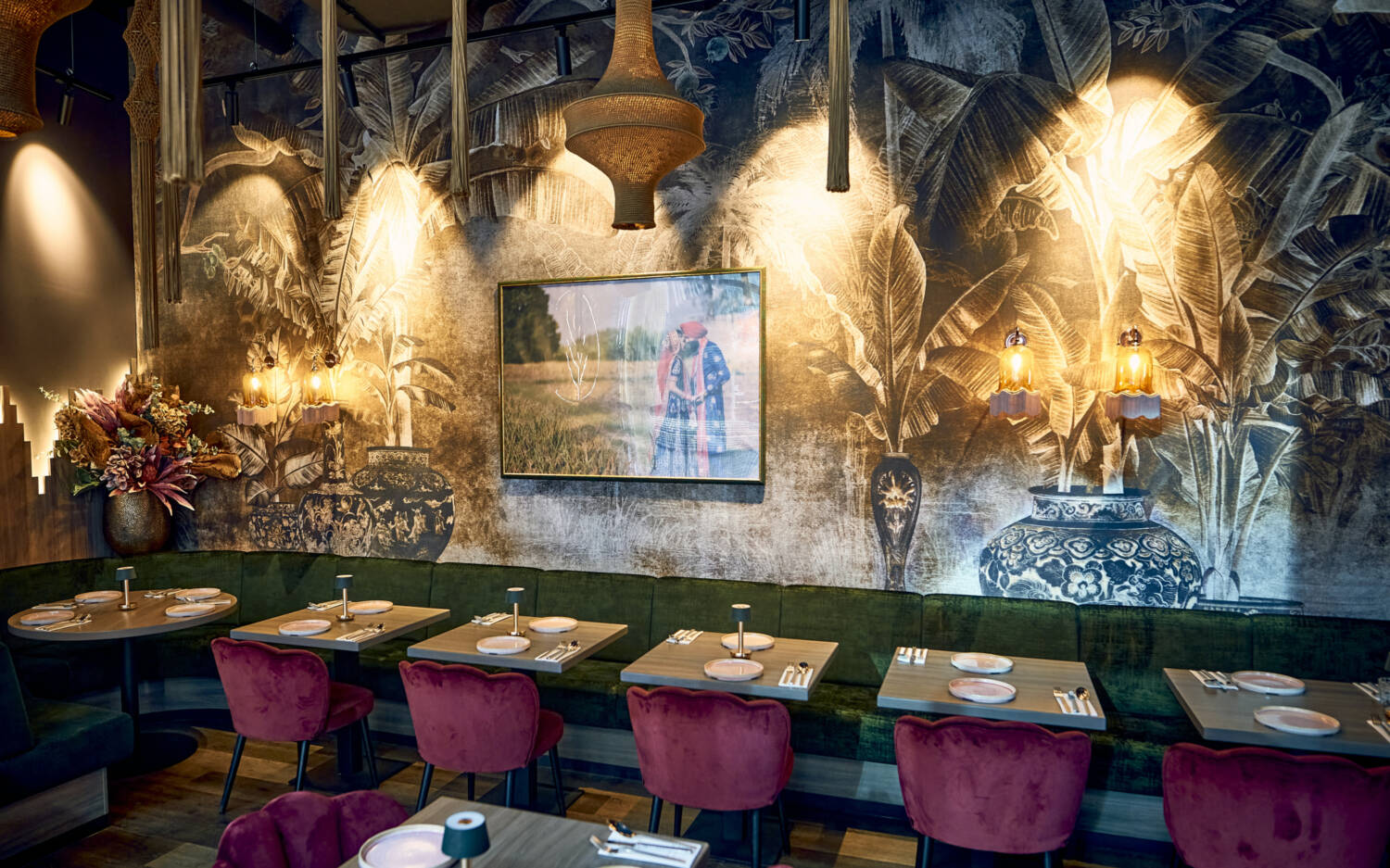 Eine stilvolle Atmosphäre bietet das indische Restaurant Cardamom auch in der HafenCity im Westfield / ©Marc Sill