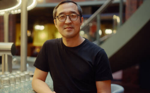 Tim Plasse hat den Food Court im Hanseviertel übernommen / ©Jonas Albrecht