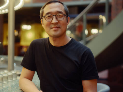 Tim Plasse hat den Food Court im Hanseviertel übernommen / ©Jonas Albrecht