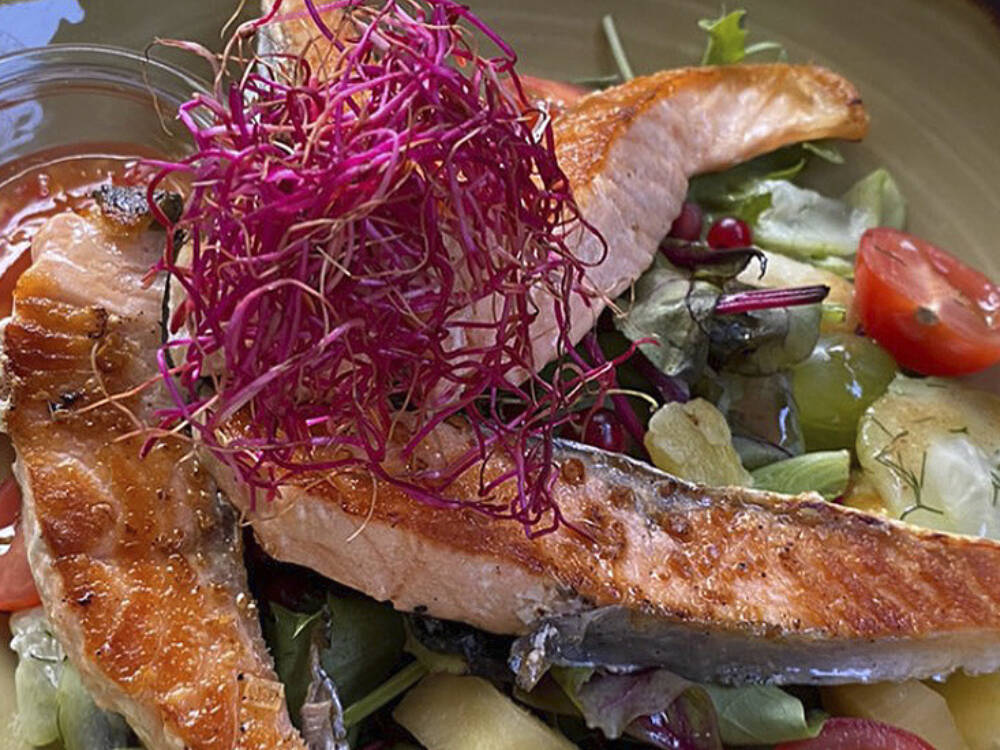 Ausgefallene Fischgerichte im Bistro Elbe 27 /  ©Bistro Elbe 27