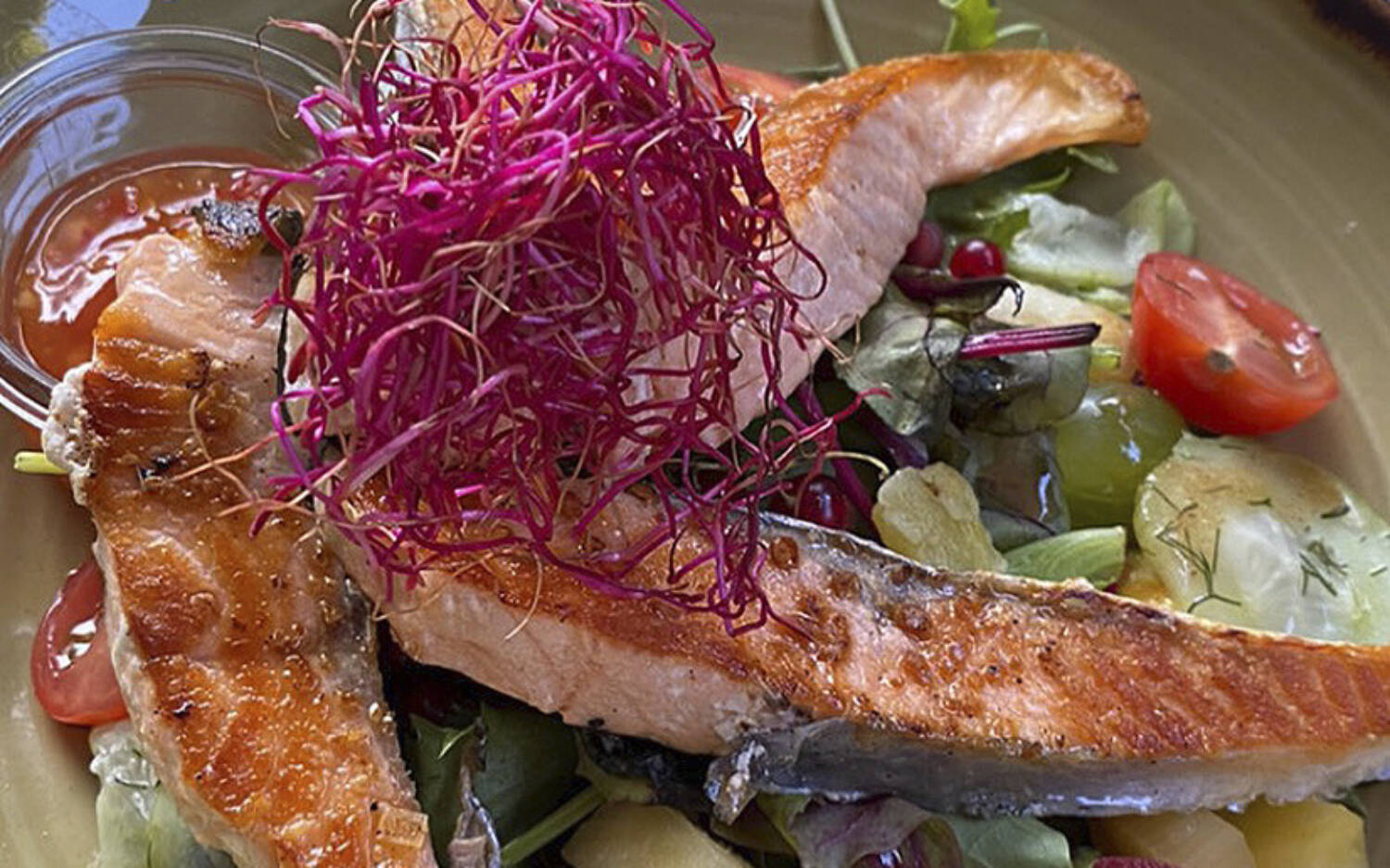 Ausgefallene Fischgerichte im Bistro Elbe 27 /  ©Bistro Elbe 27