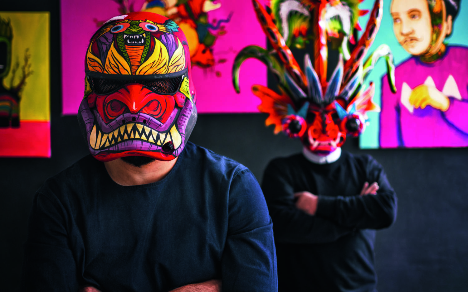 Bunte Masken, noch buntere Teller: das Tigre in Ottensen / ©Tigre 