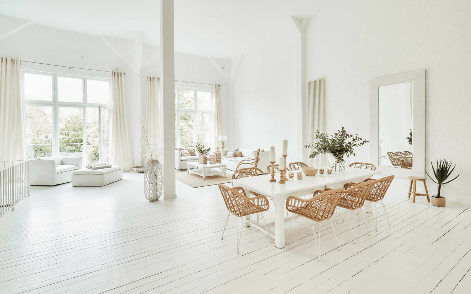 Farbe?`Fehlanzeige! Doch das LUX in Eppendorf kann natürlich je nach Event anders dekoriert werden / ©LUX location