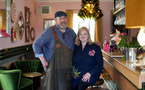 Frank Brüdigam und Barbara Oechsle sind seit einem knappen Jahr für die Gastro im Goldclub Schloss Breitenburg verantwortlich / ©Marcus Brandt