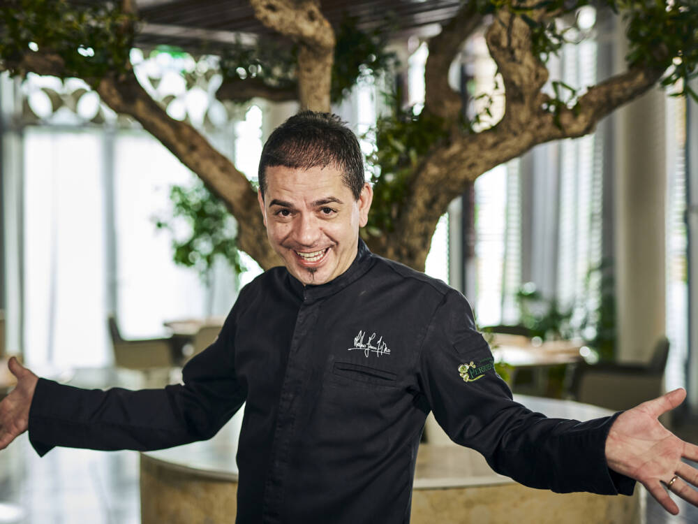 Gastgeber Matteo Ferrantino heißt seine Gäste herzlich willkommen im Bianc / ©Marc Sill 