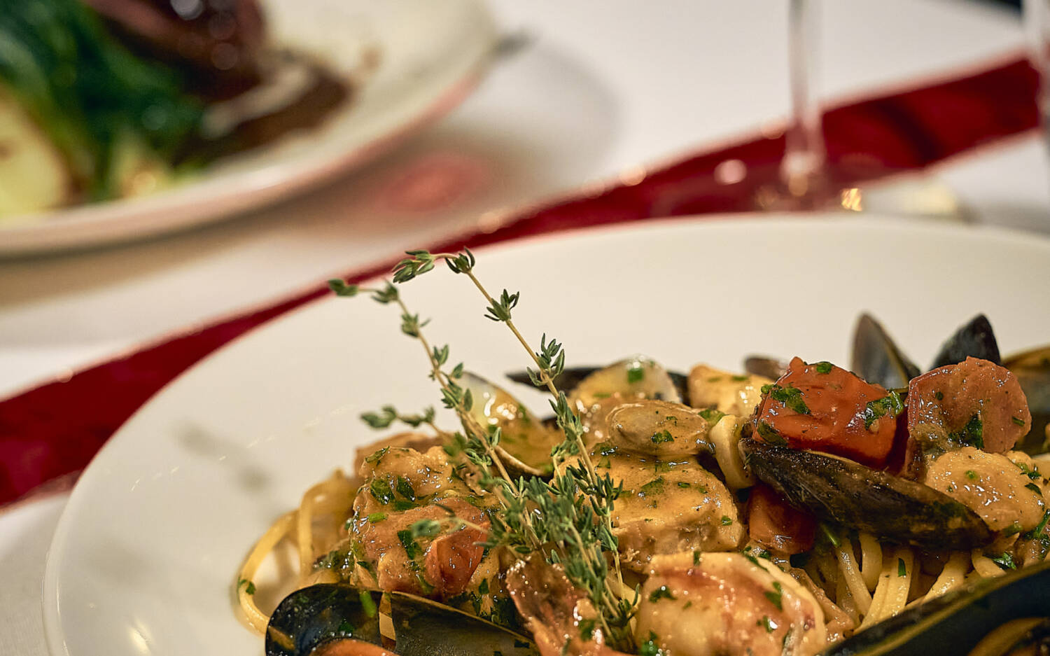 Herrlich schlotzig: Die Pasta in der Osteria Fellini / ©Marc Sill