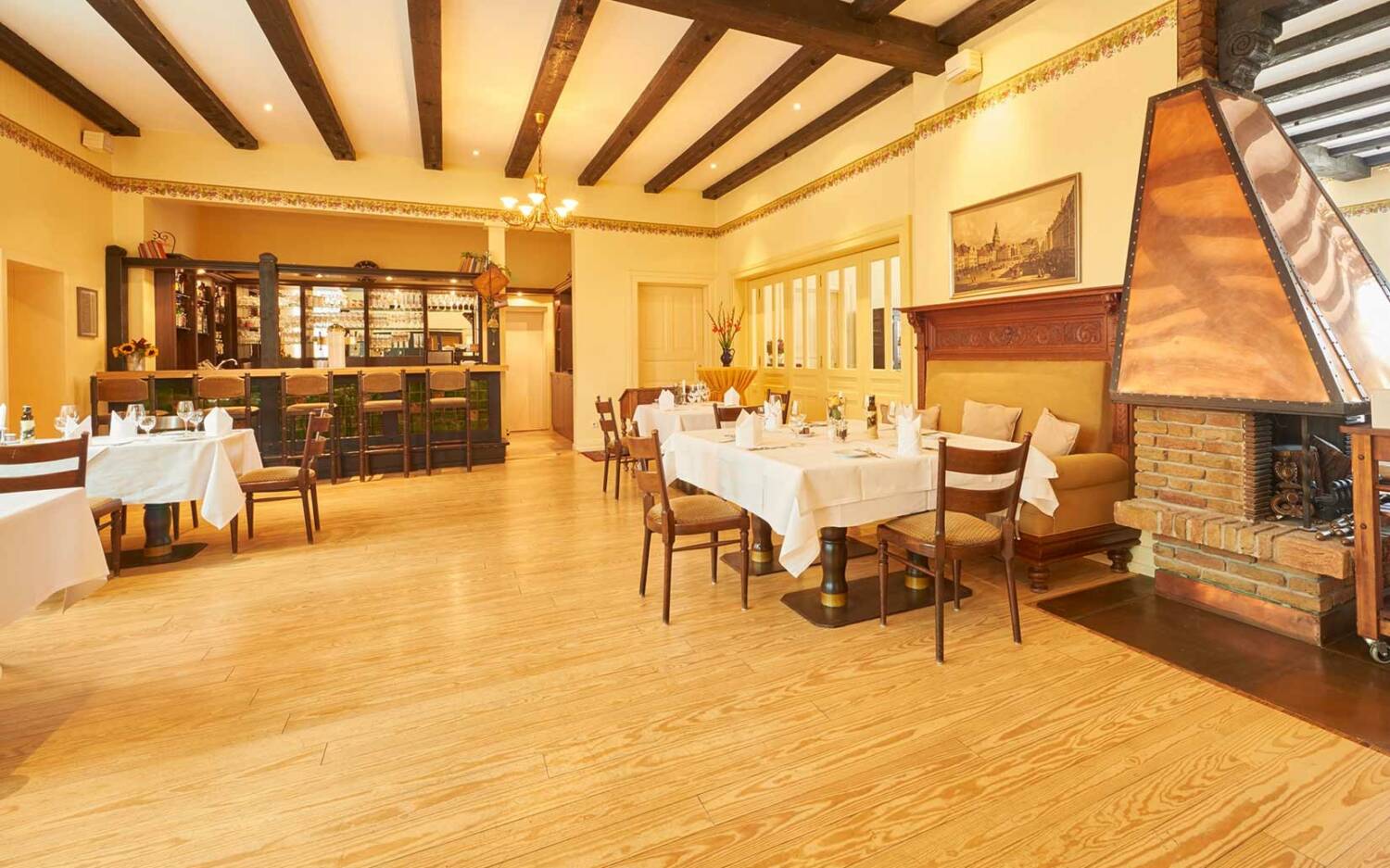 In den Räumen der Alten Schule wurde bis vor ein paar Jahrzehnten noch unterrichtet. Heute befindet sich hier ein Boutique-Hotel / ©Alte Schule Siek 