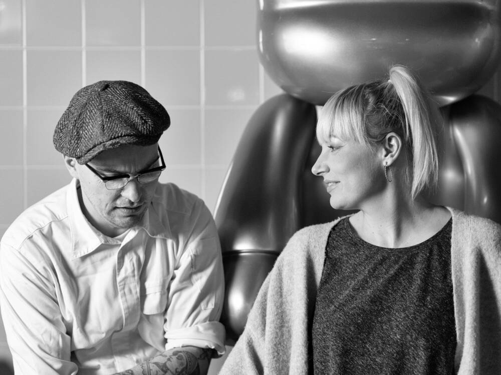 Jule-Fee Poll und Kevin Bürmann wagen den Schritt in die Selbstständigkeit und eröffnen das jfk / ©Frank Meyer