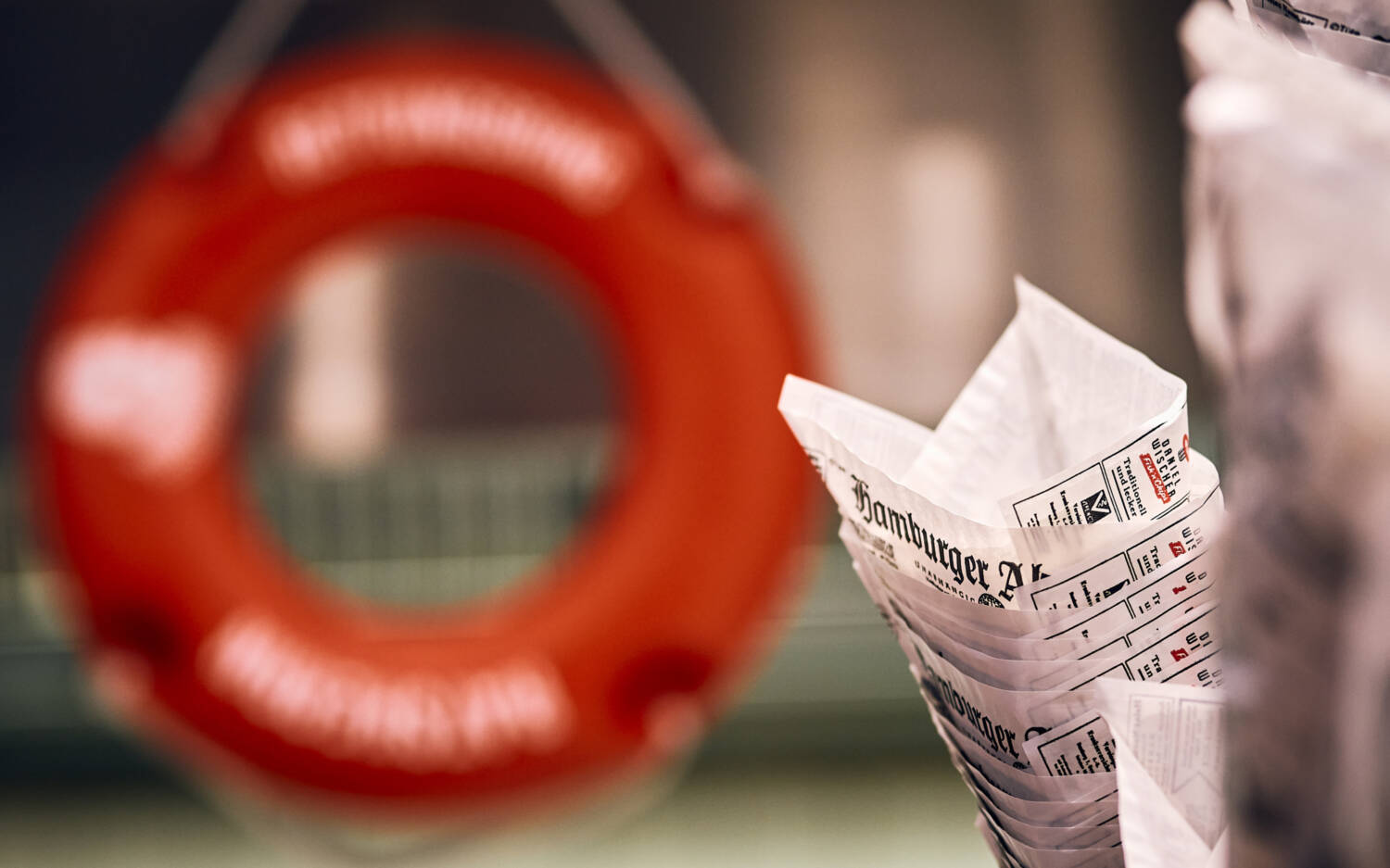 Wenn’s mal schnell gehen soll, gibt’s Fish&Chips auch auf die Hand / ©Marc Sill