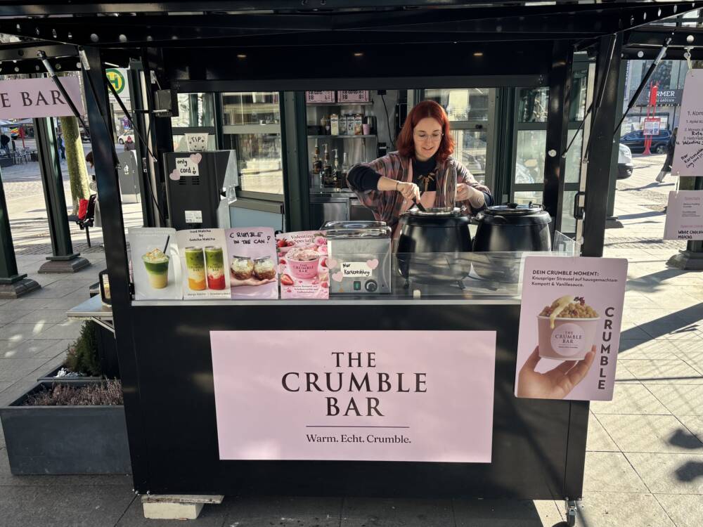 Zubereitung des Crumbles / © Natalie Müller 