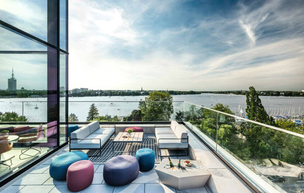 Alster oder Genfer See? Bei diesem Blick kommt man ins Träumen / ©Le Méridien
