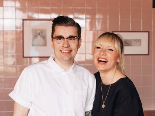 Aus einem eingespielten Dream-Team wurde das jfk: Jule-Fee Poll und Kevin Bürmann setzten Fine-Dining neu in Szene /©Julia Schumacher