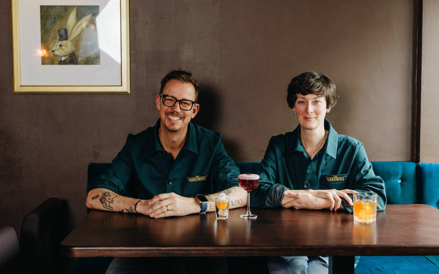 Florian Sonneborn und Constanze Lay führen gemeinsam The Rabbithole auf St. Pauli / ©Julia Schumacher