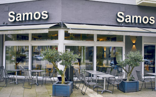 Gut gelegen zwischen den zahlreichen Gastronomien in der Osterstraße: das Samos in Eimsbüttel / ©Marc Sill