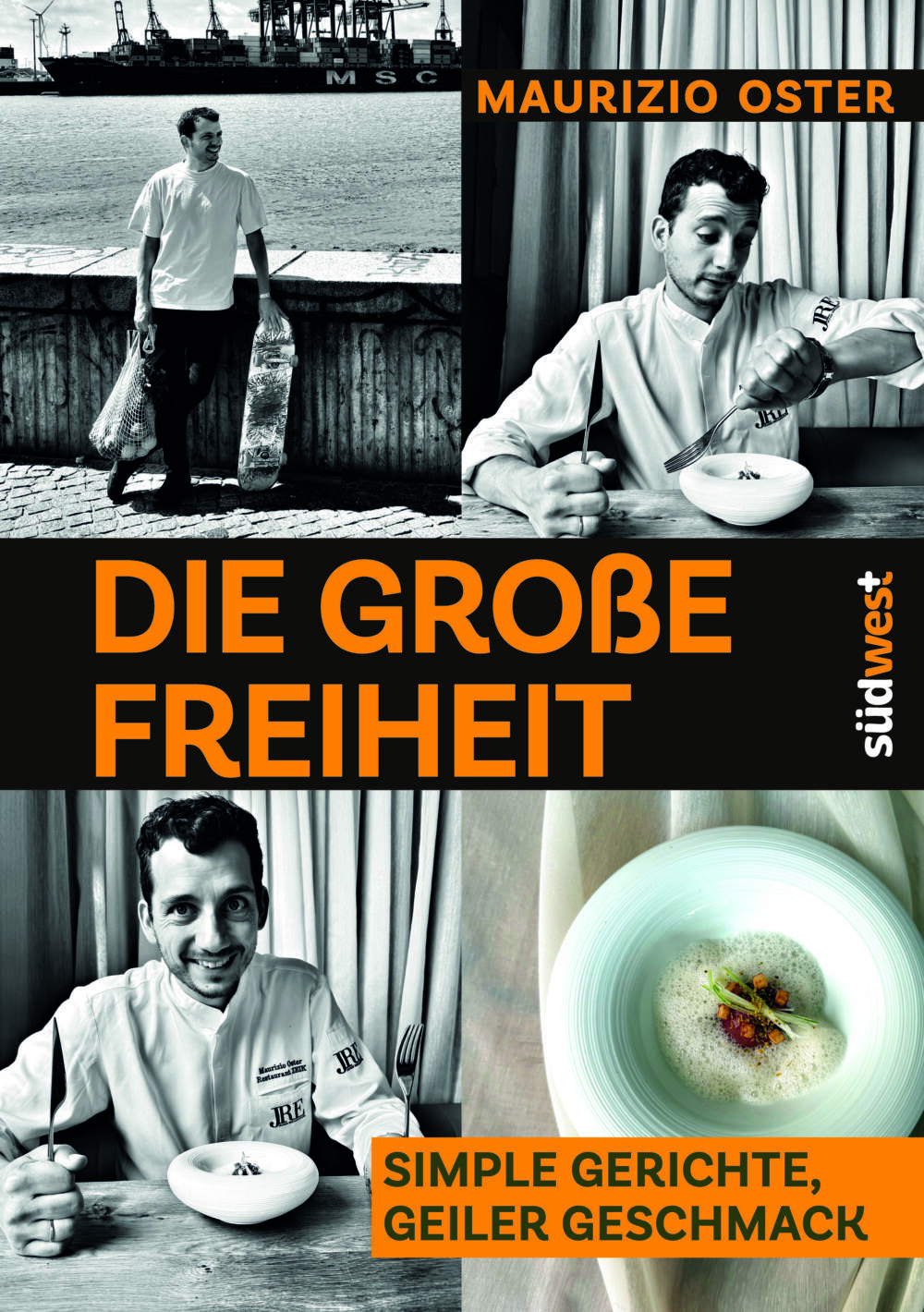 Im neuen Kochbuch „Die große Freiheit“ präsentiert Maurizio Oster seine Lieblingsrezepte, inspiriert von seiner Heimatstadt Hamburg/ © Elissavet Patrikiou