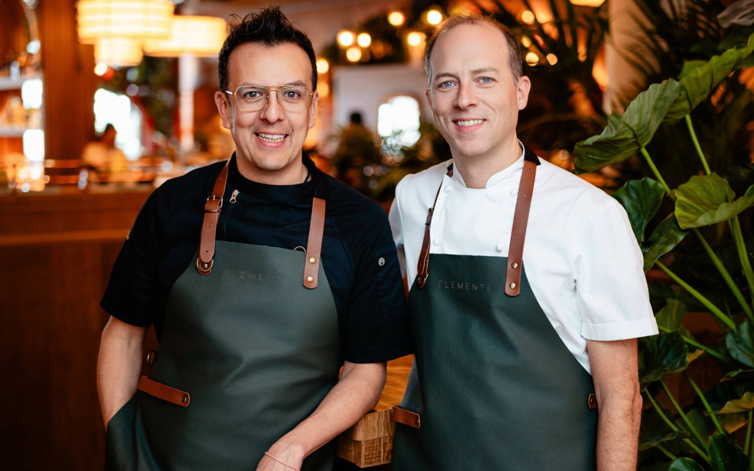 Miguel Zaldivar und Diego Cardoso haben gemeinsam die Speisekarte des neuen Elemente konzipiert / ©Nils Hasenau