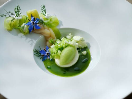 Wow – bei so einer Präsentation überraschen die zwei Sterne im Guide Michelin wirklich nicht. Ganz im Gegenteil: absolut verdient! / ©Jan-Philipp Berner