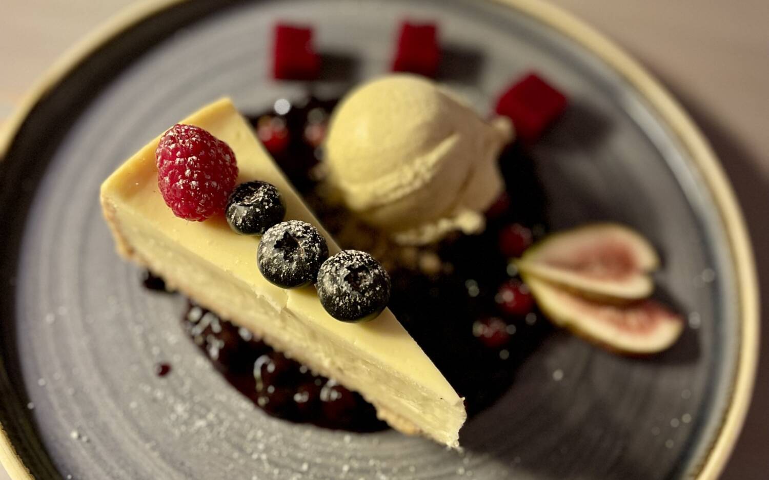 Zur Krönung das sehr leckere Dessert / ©Kathrin Beulshausen 