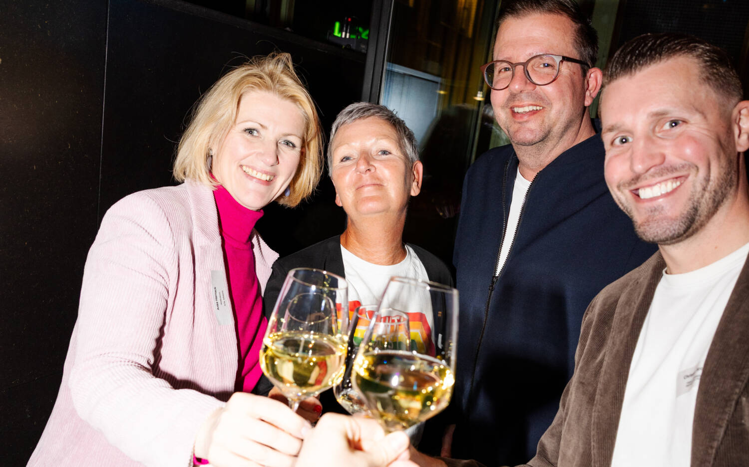 Anke Harnack, Ilona Lütje, Matthias Onken und Christian Sroka (v. l.) / ©Liza Holiarchuk