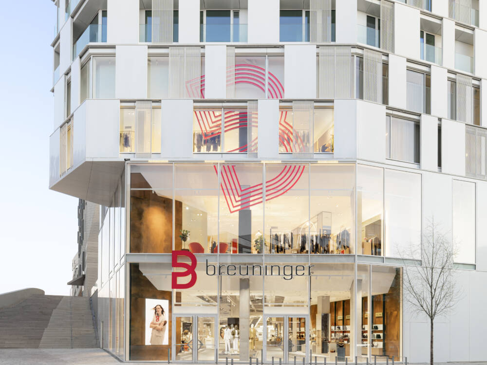 Das Modehaus Breuninger befindet sich seit vergangenem Jahr im Westfield Hamburg-Überseequartier / ©David Matthiessen