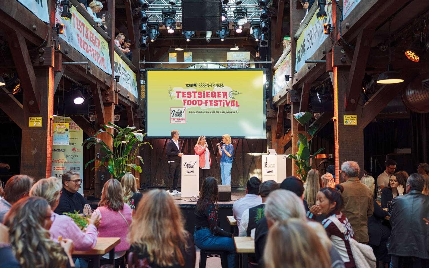 Das erste Testsieger-Food-Festival in der Fabrik moderierte Anke Harnack / ©Liza Holiarchuk
