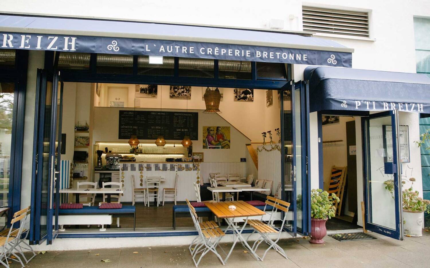 Das Ti Breizh ist die kleine Schwester des Tu Breizh und serviert bretonische Galettes und Crêpes im Karoviertel / ©Ti Breizh