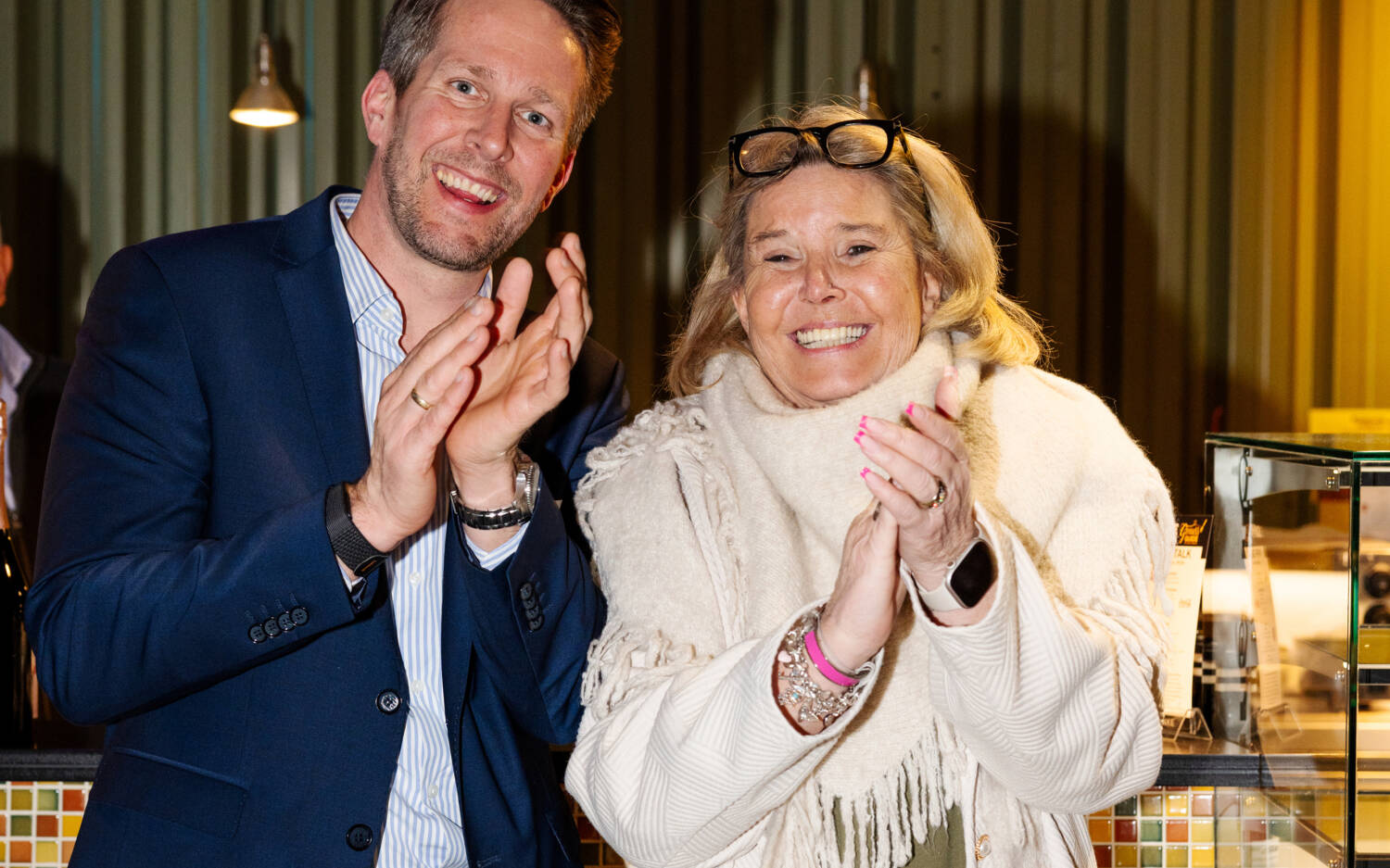 Dennis Kayser (Vilsa) mit Tanya Kumst / ©Liza Holiarchuk