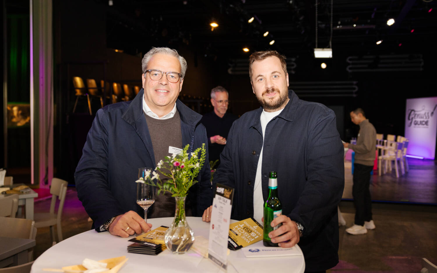 Frank Brömmelhaus (Dieckmann & Hansen) mit Multigastronom Fabio Haebel / ©Liza Holiarchuk