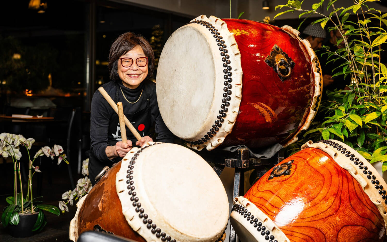 Inhaberin Yoko Higashi bringt in ihrem japanischen Restaurant Yoshi im Alsterhaus ihre Lebensgeschichte zum Ausdruck /©Shiawase
