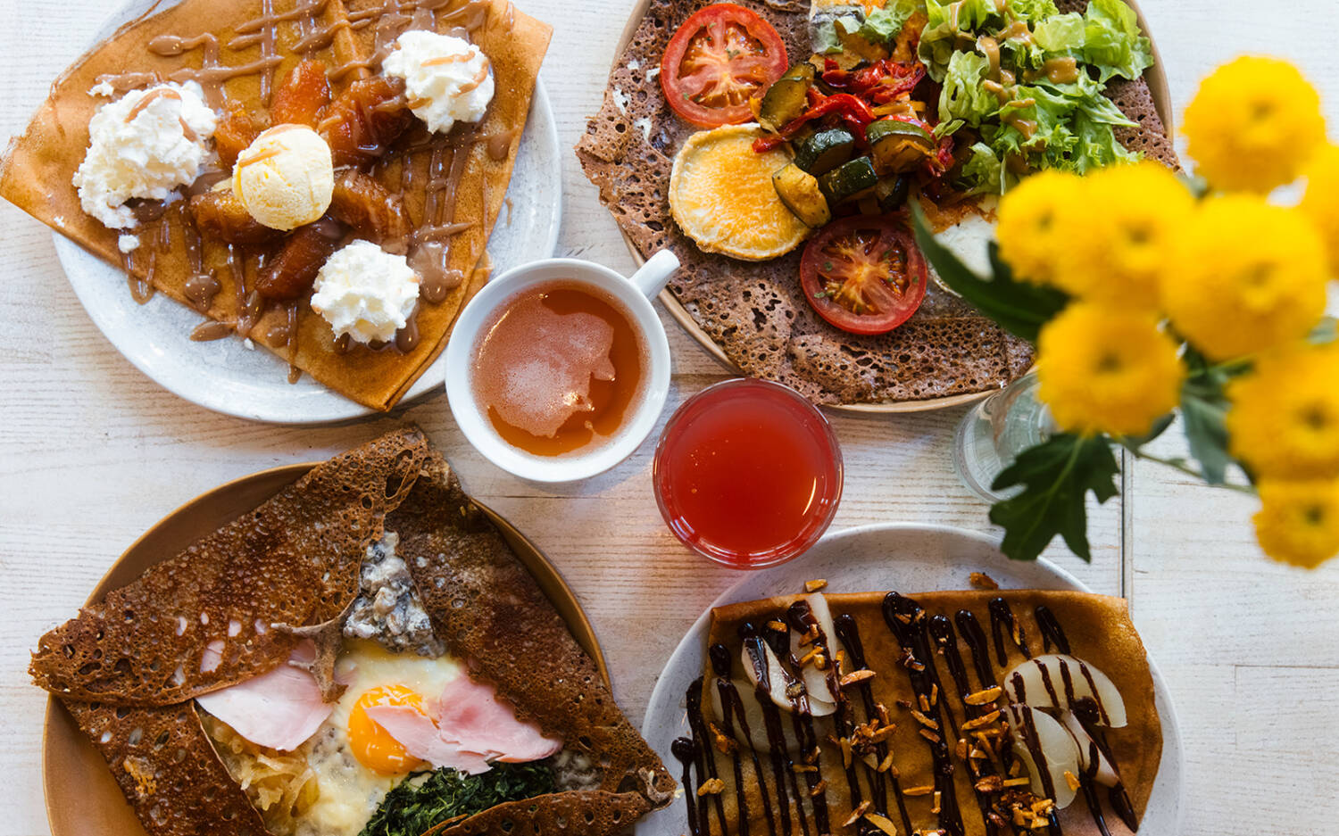 Knusprige Galette oder himmlisch süße Crêpe? Im Ti Breizh muss man sich höchstens zwischen gut und noch besser entscheiden / ©Ti Breizh