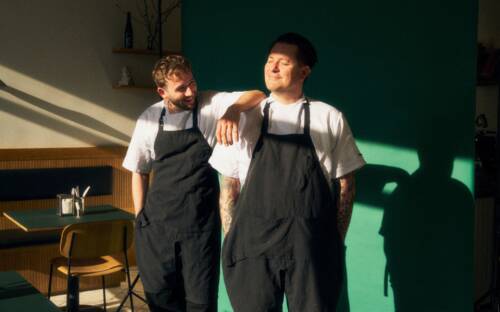 Lion Borowitz und Steven Vogel setzen in ihrem Lokal Lunch nicht nur sich selbst ins beste Licht, sondern auch kreativ Sandwiches / ©Max Rempe
