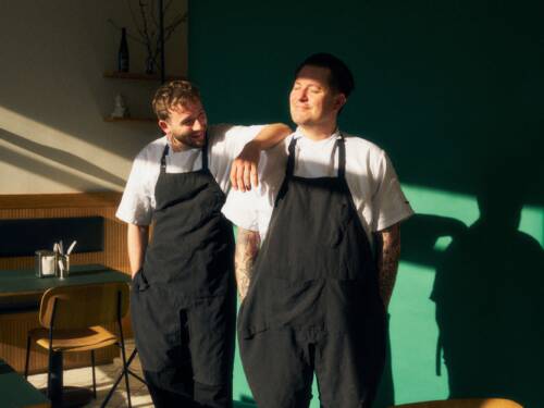 Lion Borowitz und Steven Vogel setzen in ihrem Lokal Lunch nicht nur sich selbst ins beste Licht, sondern auch kreativ Sandwiches / ©Max Rempe