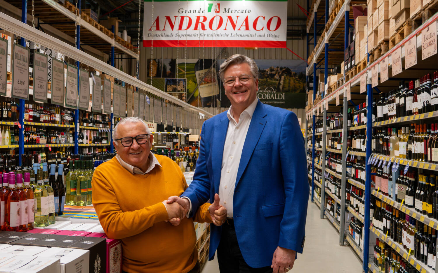 Vincenzo Andronaco (l.) hat sich mit Peter-Christian Brockelmann Unterstützung geholt / ©Andronaco 