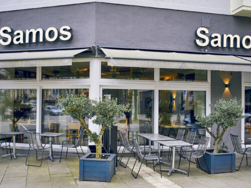 Gut gelegen zwischen den zahlreichen Gastronomien in der Osterstraße: das Samos in Eimsbüttel / ©Marc Sill