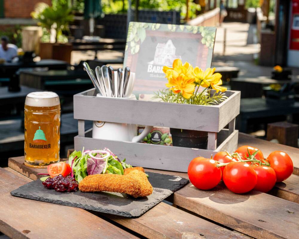 Außengastronomie im Hamburger Osten mit köstlichem Barmbeker Bier / ©Schachcafé